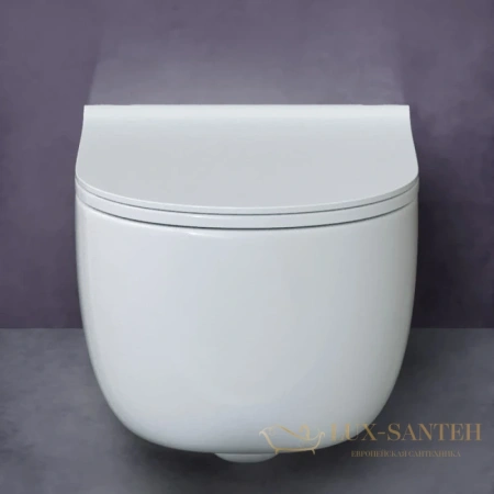 комплект: подвесной унитаз berges ego 047215 + система инсталляции berges novum l5, белый, клавиша soft touch черная