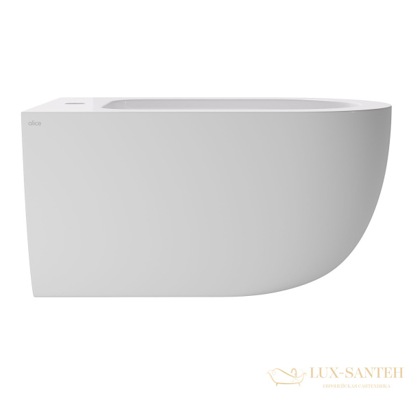 биде подвесное alice unica, 32250101 500*350, белый глянцевый