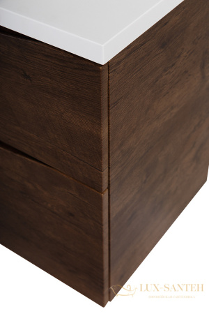 тумба под раковину belbagno marino-h60 marino-h60-1100-2c-so-rw-p 110 см подвесная, rovere moro