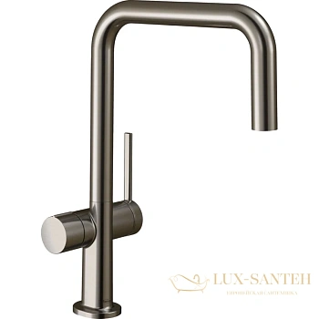 кухонный смеситель hansgrohe talis m54 72807800, с вытяжным изливом, под сталь