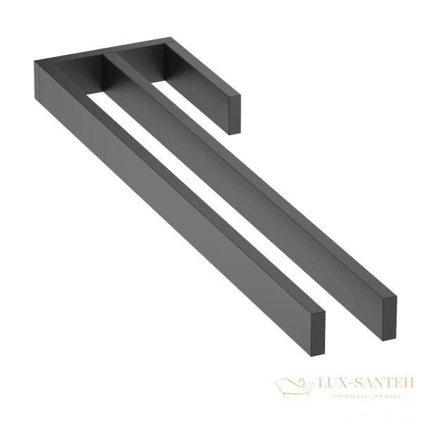 полотенцедержатель двойной timo petruma 15252/03, черный матовый