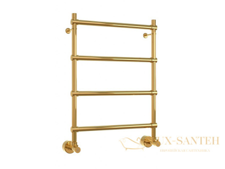 полотенцесушитель водяной margaroli sole 4424704(26)bg, высота 72 см, ширина 53 см, золото шлифованное