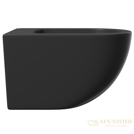 биде подвесное aqueduto ovo, ovo0340, 525*365, черный матовый