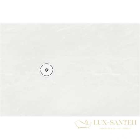 душевой поддон jacob delafon singulier e67030-shm из литого мрамора 190х90 см, белый