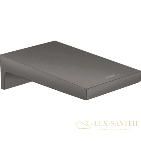 излив для ванной hansgrohe metropol 32543340, шлифованный черный хром