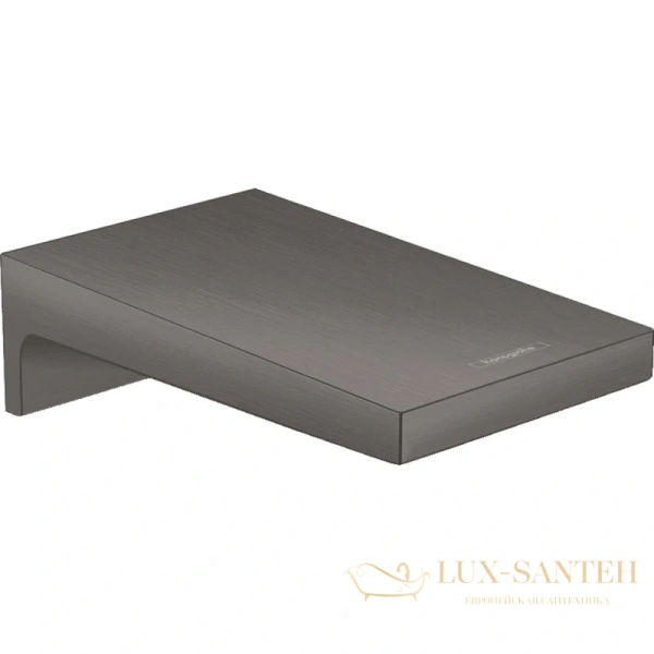 излив для ванной hansgrohe metropol 32543340, шлифованный черный хром