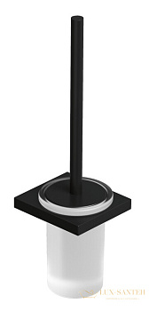 ершик для унитаза подвесной kludi vela c, 3197439, черный матовый