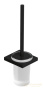 ершик для унитаза подвесной kludi vela c, 3197439, черный матовый