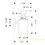 дозатор жидкого мыла hansgrohe logis 40514000