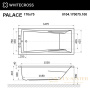 ванна whitecross palace 170x75 "smart", 0104.170075.100.smart.br, белый
