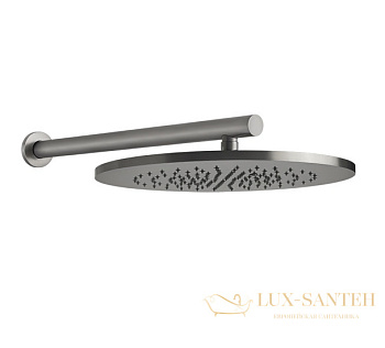 верхний душ gessi 316 shower 54148.239 ø 355 мм, steel brushed