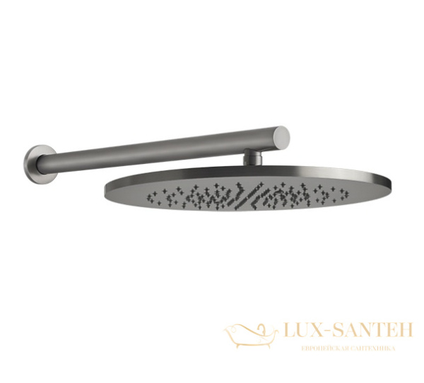 верхний душ gessi 316 shower 54148.239 ø 355 мм, steel brushed