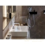 cмеситель для раковины hansgrohe metropol 110 74507000 со сливным клапаном push-open