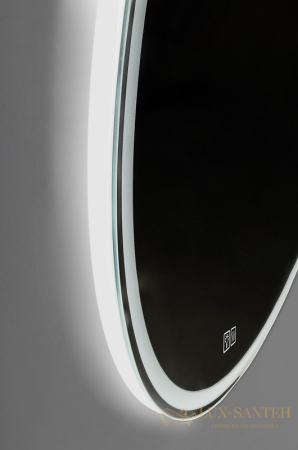 зеркало belbagno spc-rng-900-led-tch-warm 90 см с подсветкой, с подогревом, с сенсорным выключателем