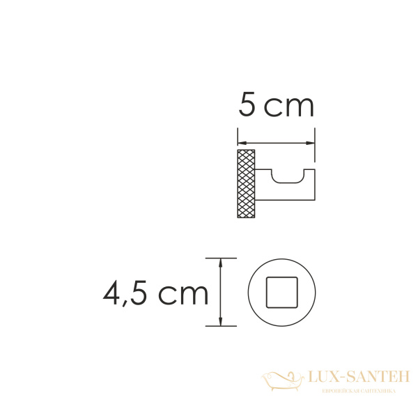 крючок wasserkraft tauber k-64423, никель