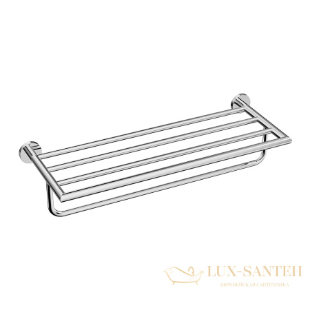 полка для полотенец 600 мм, aqueduto ponto pon0800, хром