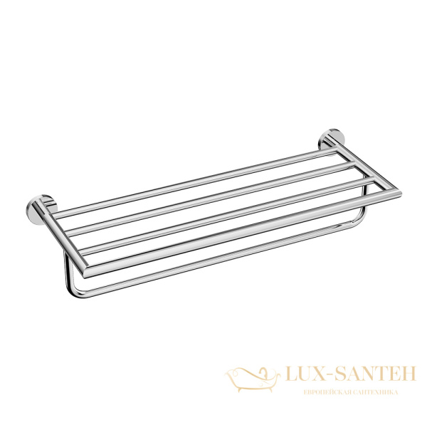 полка для полотенец 600 мм, aqueduto ponto pon0800, хром