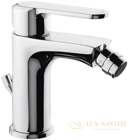 однорычажный смеситель emmevi nefer 77004/cr для биде с донным клапаном, хром