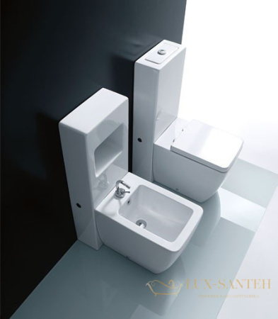 сливной бачок для унитаза kerasan "unica" 2481k1, белый