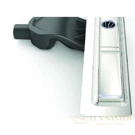 душевой канал berges b1 antik 091127 900 мм, хром