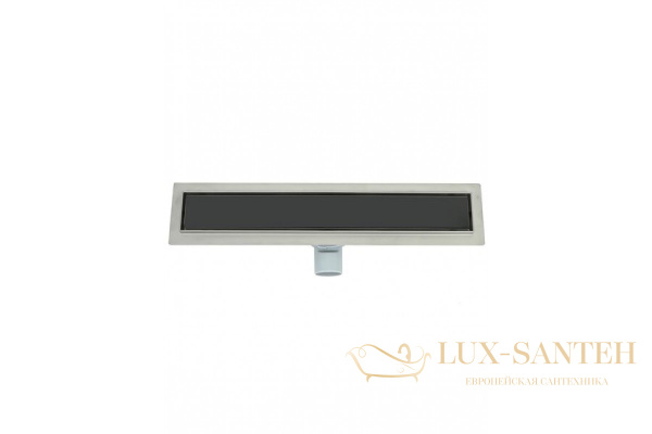 душевой трап almaes laguna 700 мм, цвет чёрное стекло