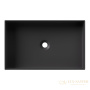 раковина накладная, alice hide, 31130108, прямоугольная, 600*370, черный матовый