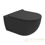 Унитаз подвесной безободковый Flaminia App AP118SCAR, GoSilent, Carbone