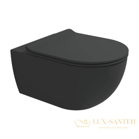 унитаз подвесной безободковый flaminia app  ap118scar, gosilent, carbone