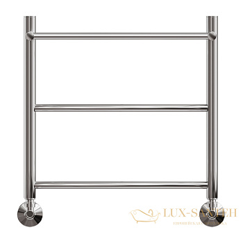 полотенцесушитель 500x500 водяной point афина pn04155p п2 с полкой, хром