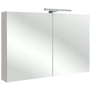 зеркальный шкаф jacob delafon eb1365-n21 100х65 см, серый титан