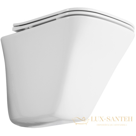 подвесной унитаз belbagno marmi bb052chr/bb052sc с сиденьем микролифт, белый