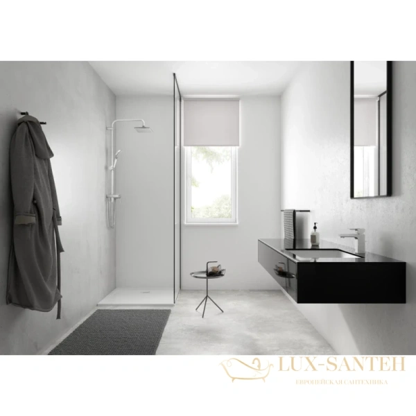 душевая стойка hansgrohe vernis shape showerpipe 230 1jet reno 26282000, хром