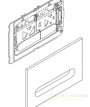 смывная клавиша belbagno prospero bb008-pr-oro, золотой