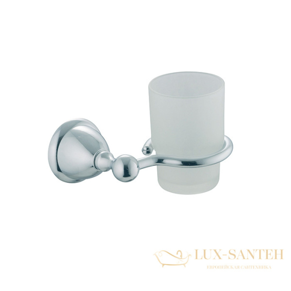 стакан для зубных щеток fima carlo frattini style, f6043/1cr, хром