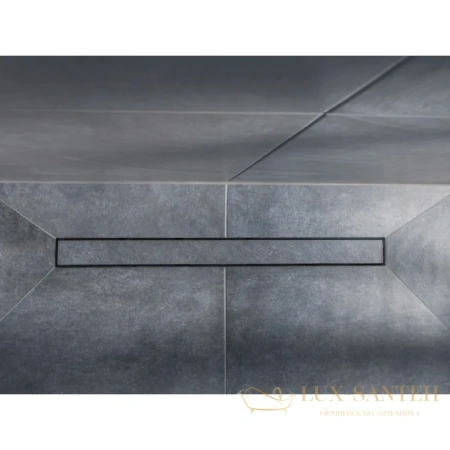 душевой канал bettoserb confluo frameless line 13701231 650 мм 2 в 1 с основой под плитку, матовый хром