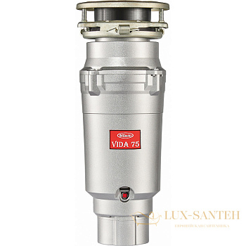 измельчитель пищевых отходов milacio vida mc.555075.gm 750 вт, вороненая сталь