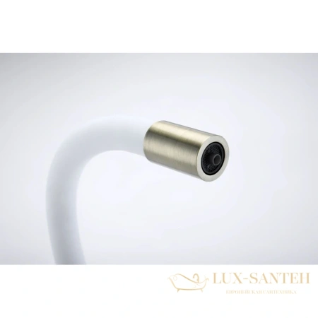 смеситель paulmark salix sa213419-brw для кухни с подключением к фильтру, бронза