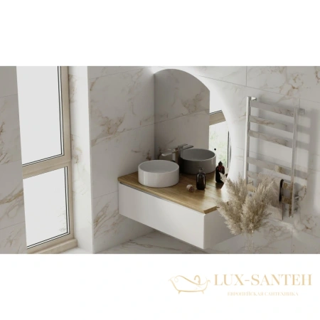 тумба jorno solis sol.01.120/p/w 120,2 см, белый матовый 