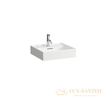 раковина laufen kartell by 8.1033.3.400.104.1 универсальная 60 см, белый глянцевый
