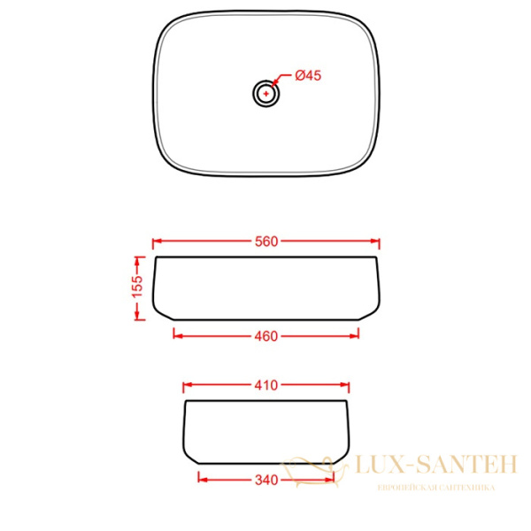 раковина artceram cognac col009 94 00 накладная 56*41 см, calacatta