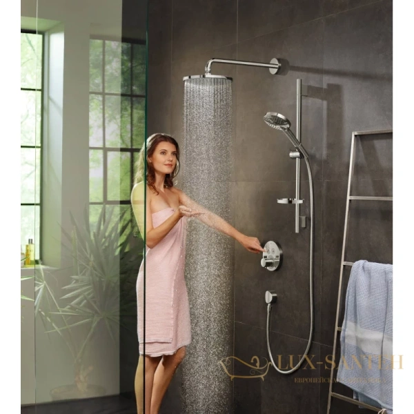 шланговое подсоединение hansgrohe fixfit s 26453000, хром