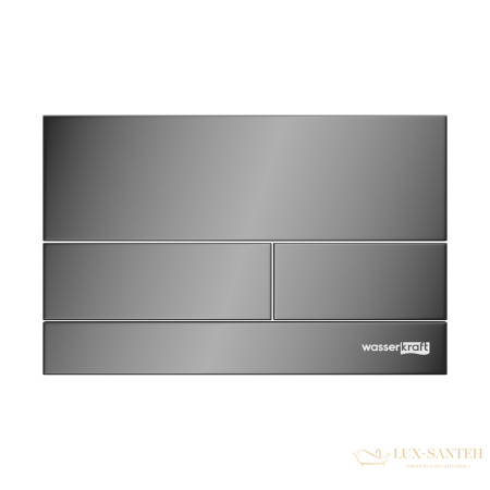 инсталляция для унитаза wasserkraft abens 20 20tlt.010.me.wh.pb04 с панелью смыва, черный глянцевый