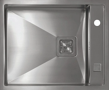 кухонная мойка seaman eco marino smb-610xsq.b, нержавеющая сталь
