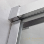 душевой уголок cezares duet soft-m duet soft-m-ah-1-150/80-c-cr 150x80 профиль хром, стекло прозрачное