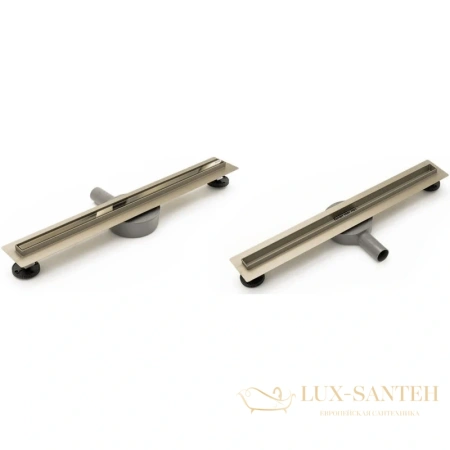 душевой канал rea neo slim pro rea-g5698 600 мм, золотой