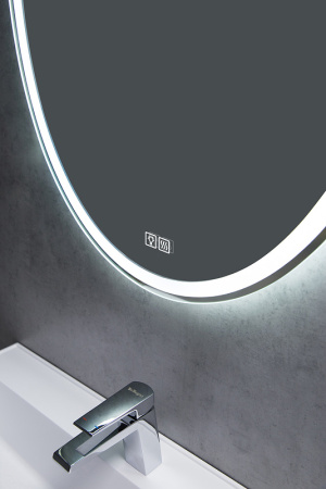 зеркало belbagno spc-vst-750-900-led-tch-warm 75 см с подсветкой, с подогревом, с сенсорным выключателем 