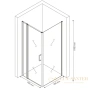 душевой уголок berges urban 061011 90х90 см