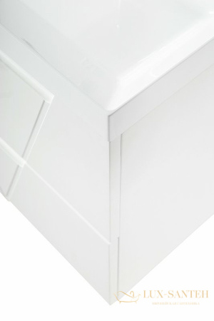 тумба под раковину belbagno vittoria vittoria-900-2c-so-bl-p 90 см подвесная, bianco lucido