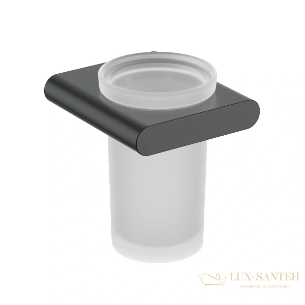 стакан для зубных щеток timo luiro 18433/03, черный матовый