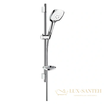 душевой набор hansgrohe raindance select 150 3jet / unica’s puro 0,65 м белый/хром